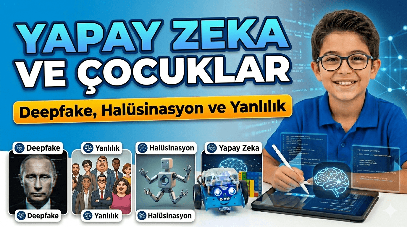 Yapay Zeka ve Çocuklar: Halüsinasyon, Yanlılık, Deepfake